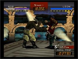 In game image of Fighting Cup on the Nintendo N64.