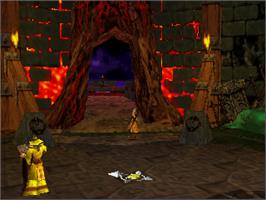 In game image of Gauntlet Legends on the Nintendo N64.