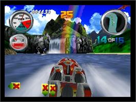 In game image of Hydro Thunder on the Nintendo N64.