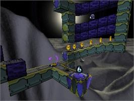 In game image of Lode Runner 3D on the Nintendo N64.