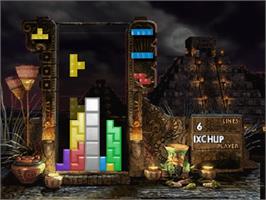 In game image of New Tetris on the Nintendo N64.