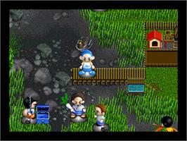 In game image of Nushi Tsuri 64: Shiokaze ni Notte on the Nintendo N64.
