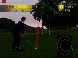 In game image of PGA European Tour on the Nintendo N64.