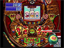 In game image of Parlor! Pro 64: Pachinko Jikki Simulation on the Nintendo N64.