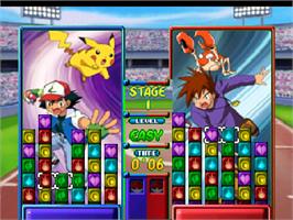 In game image of Pokemon Puzzle League on the Nintendo N64.