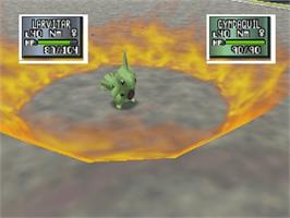 In game image of Pokemon Stadium 2 on the Nintendo N64.