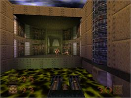 In game image of Quake on the Nintendo N64.