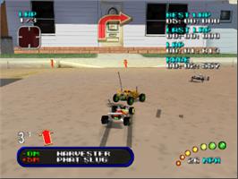 In game image of Re-Volt on the Nintendo N64.