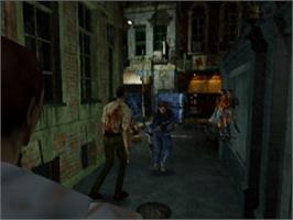 In game image of Resident Evil 2 on the Nintendo N64.
