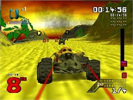 In game image of S.C.A.R.S. on the Nintendo N64.