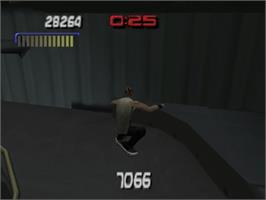 In game image of Tony Hawk's Pro Skater 3 on the Nintendo N64.