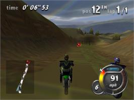In game image of Top Gear Hyperbike on the Nintendo N64.