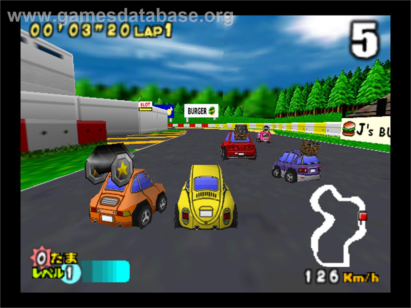 Choro Q 64 II: Hacha Mecha Grand Prix Race - Nintendo N64 - Artwork - In Game