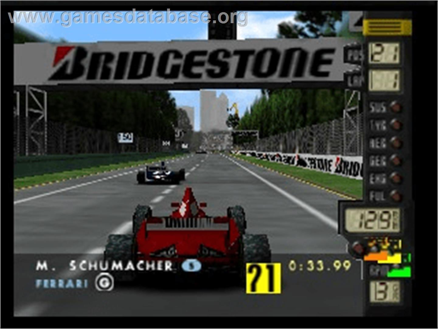 F-1 World Grand Prix - Nintendo N64 - Artwork - In Game