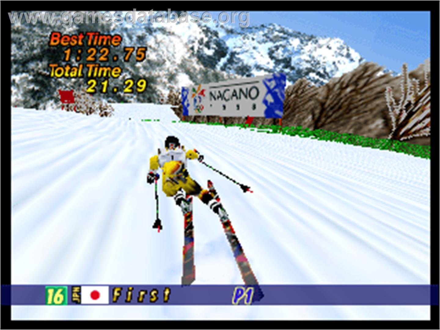 Hyper Olympics: Nagano 64 - Nintendo N64 - Artwork - In Game