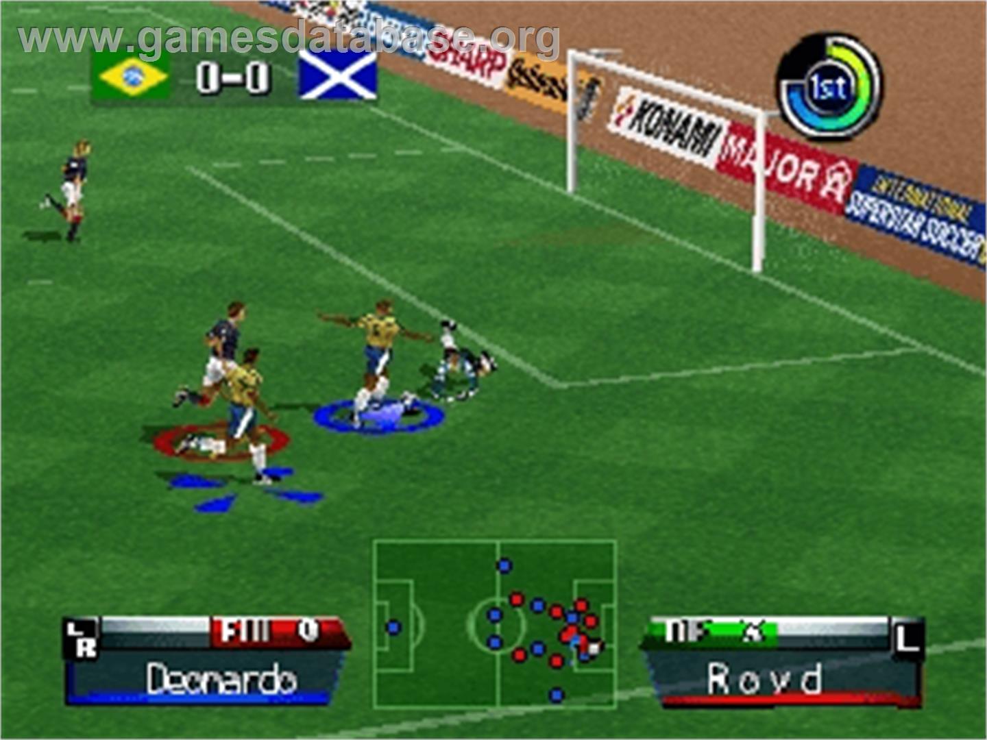 International Superstar Soccer '98 - Nintendo N64 - Artwork - In Game