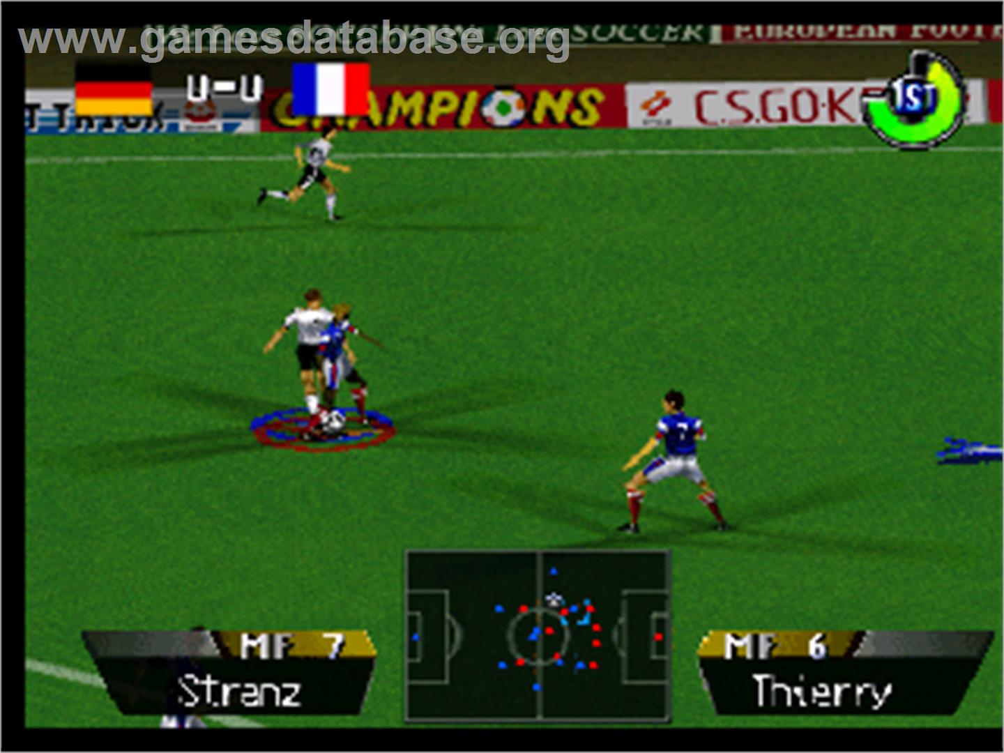 International Superstar Soccer 64 - Nintendo N64 - Artwork - In Game