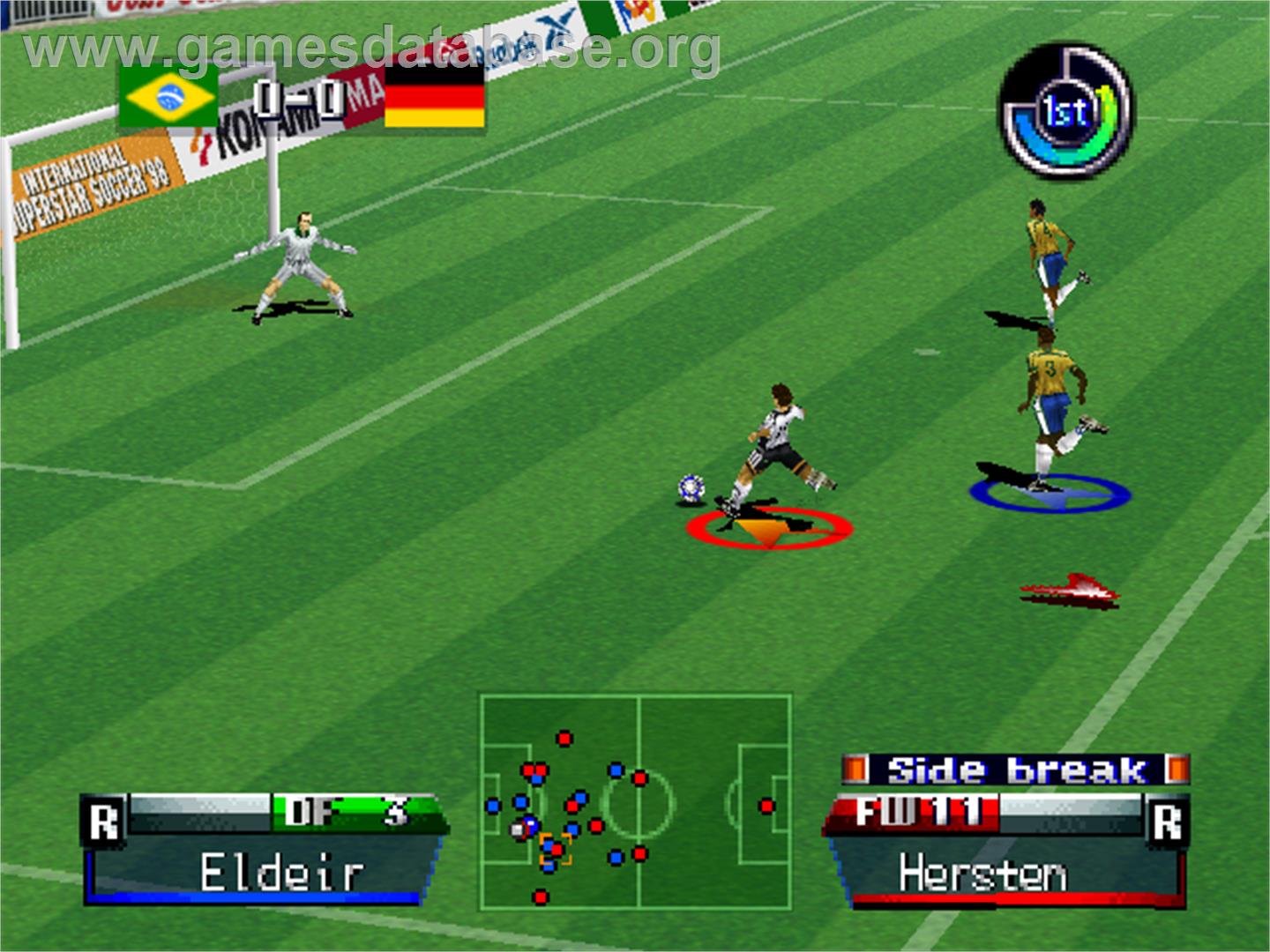 Jikkyou World Soccer: World Cup France '98 - Nintendo N64 - Artwork - In Game