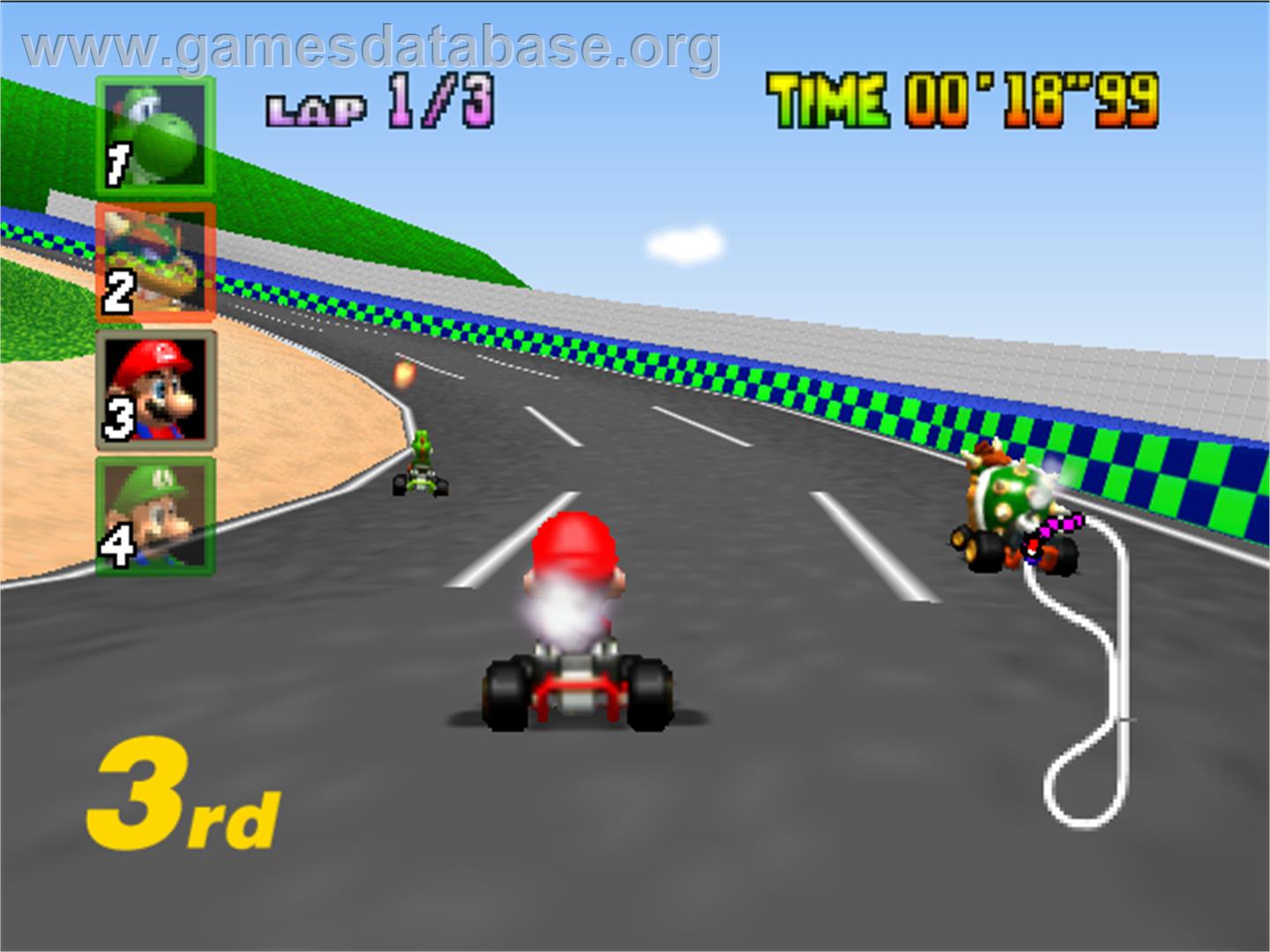 Mario Kart 64 - Nintendo N64 - Artwork - In Game