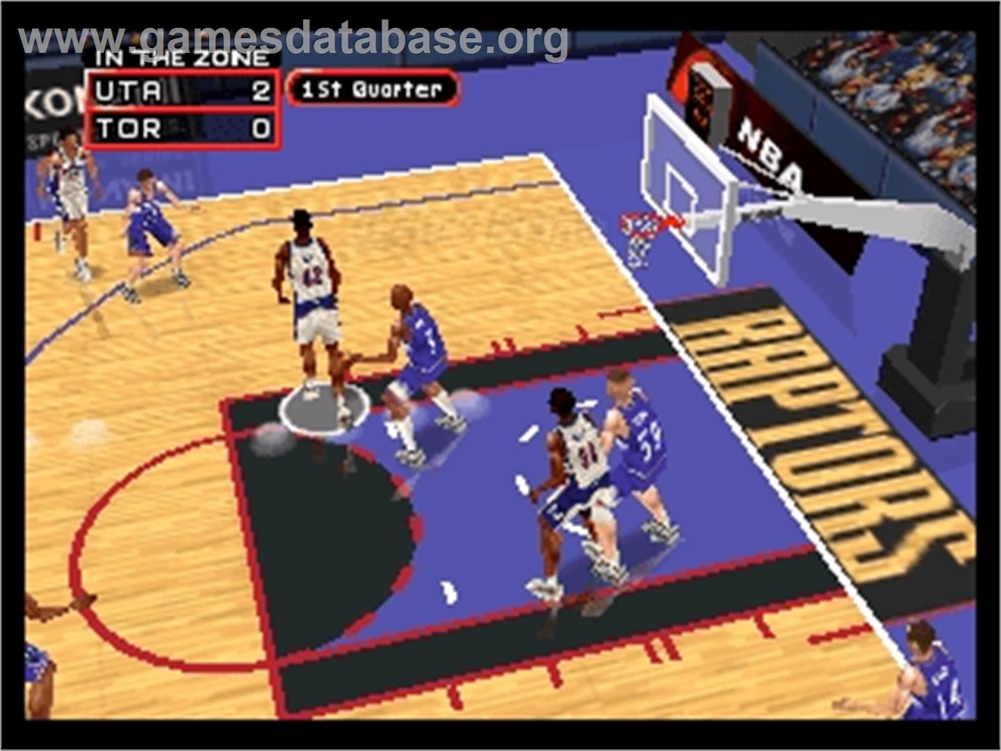 NBA: In the Zone 2000 - Nintendo N64 - Artwork - In Game