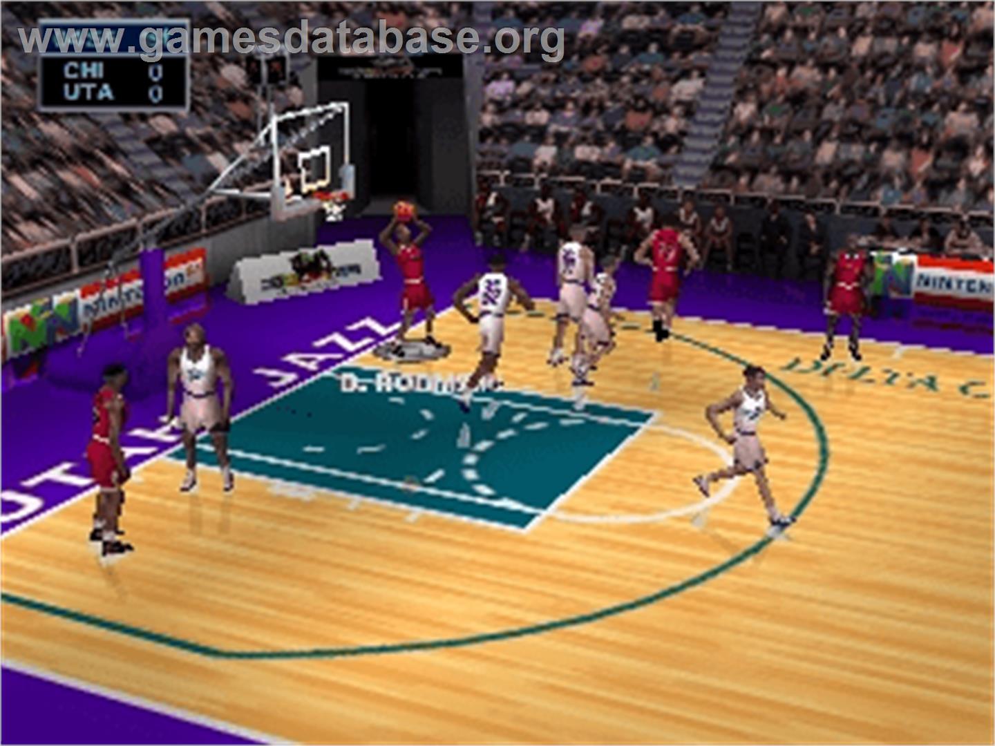 NBA Jam 99 - Nintendo N64 - Artwork - In Game