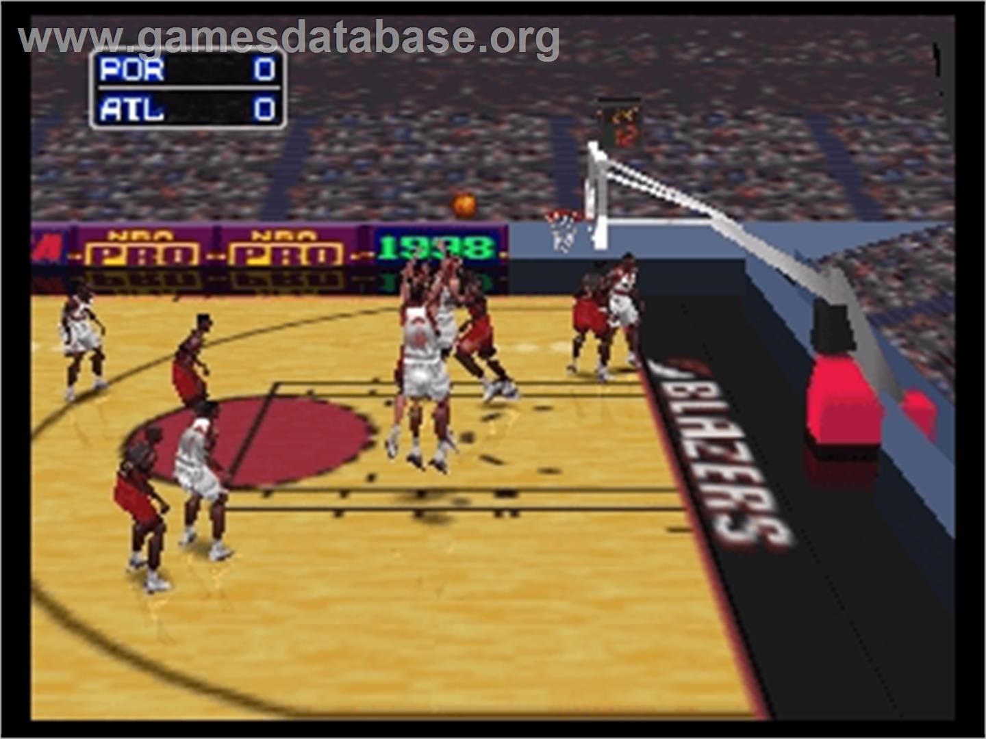NBA Pro 98 - Nintendo N64 - Artwork - In Game