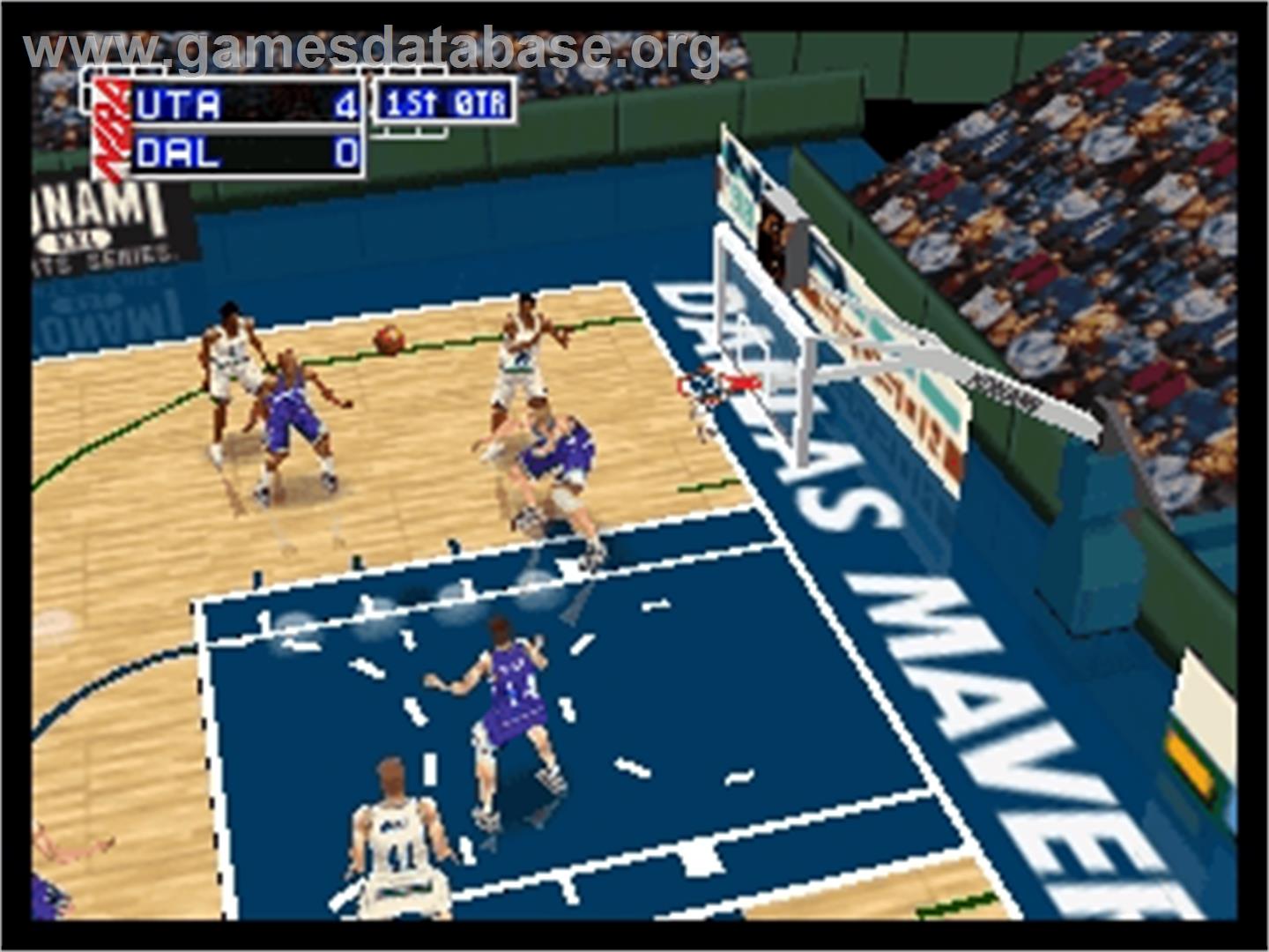 NBA Pro 99 - Nintendo N64 - Artwork - In Game