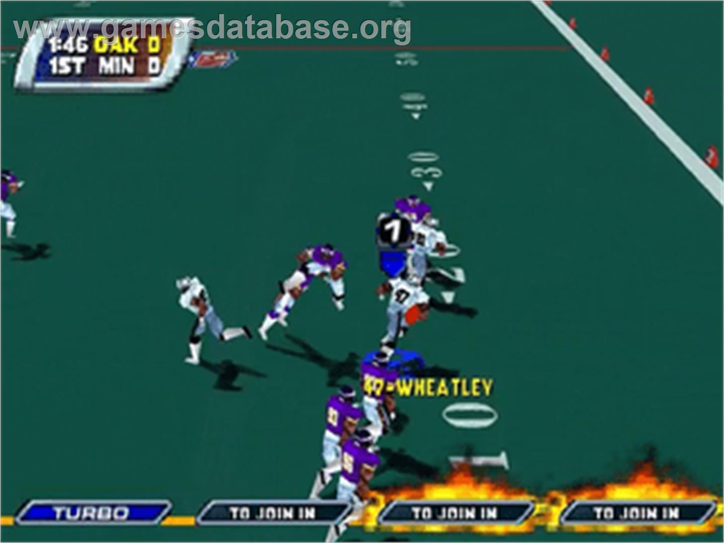 NFL Blitz 2001 - Nintendo N64 - Artwork - In Game