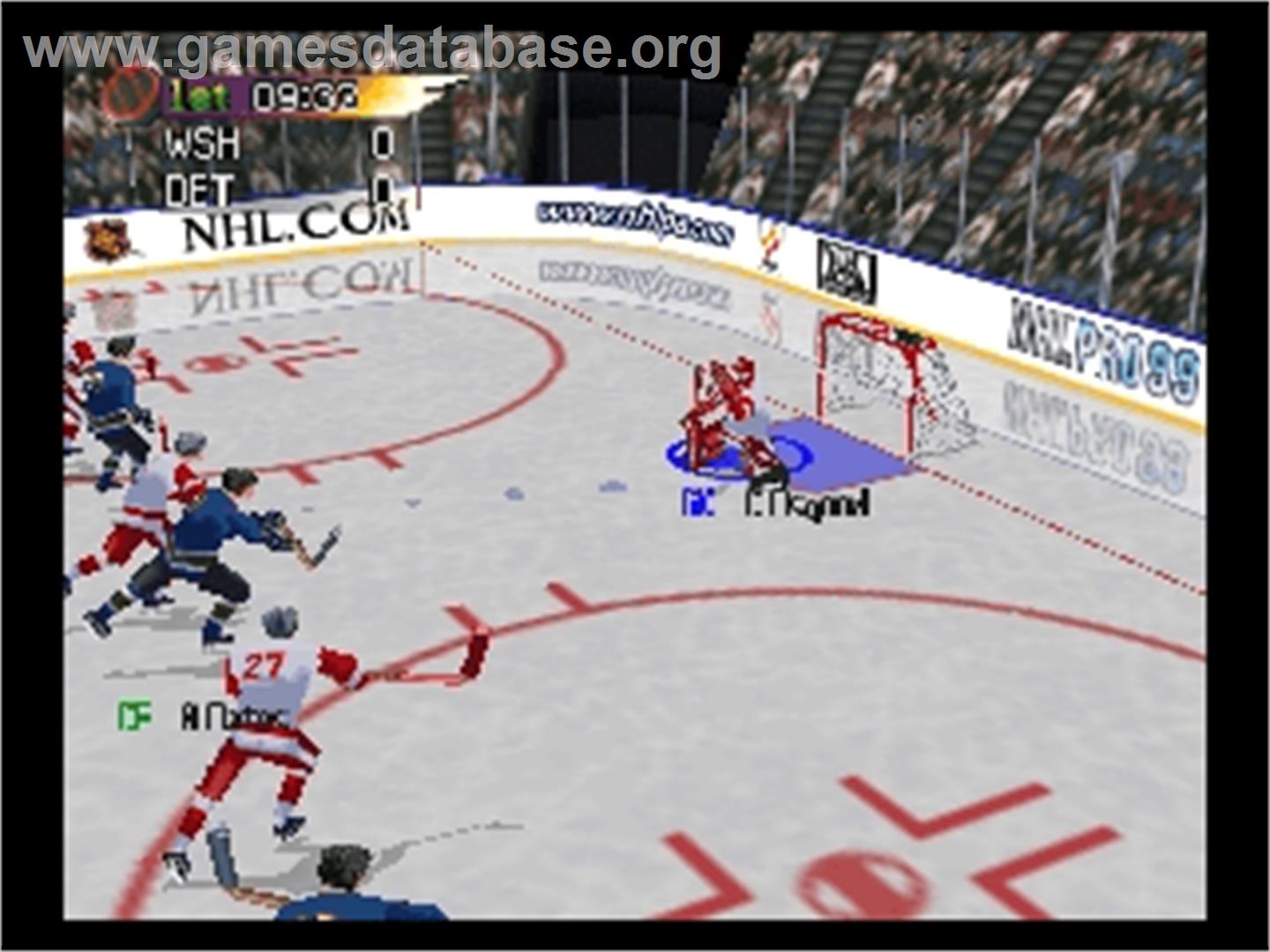 NHL Pro 99 - Nintendo N64 - Artwork - In Game