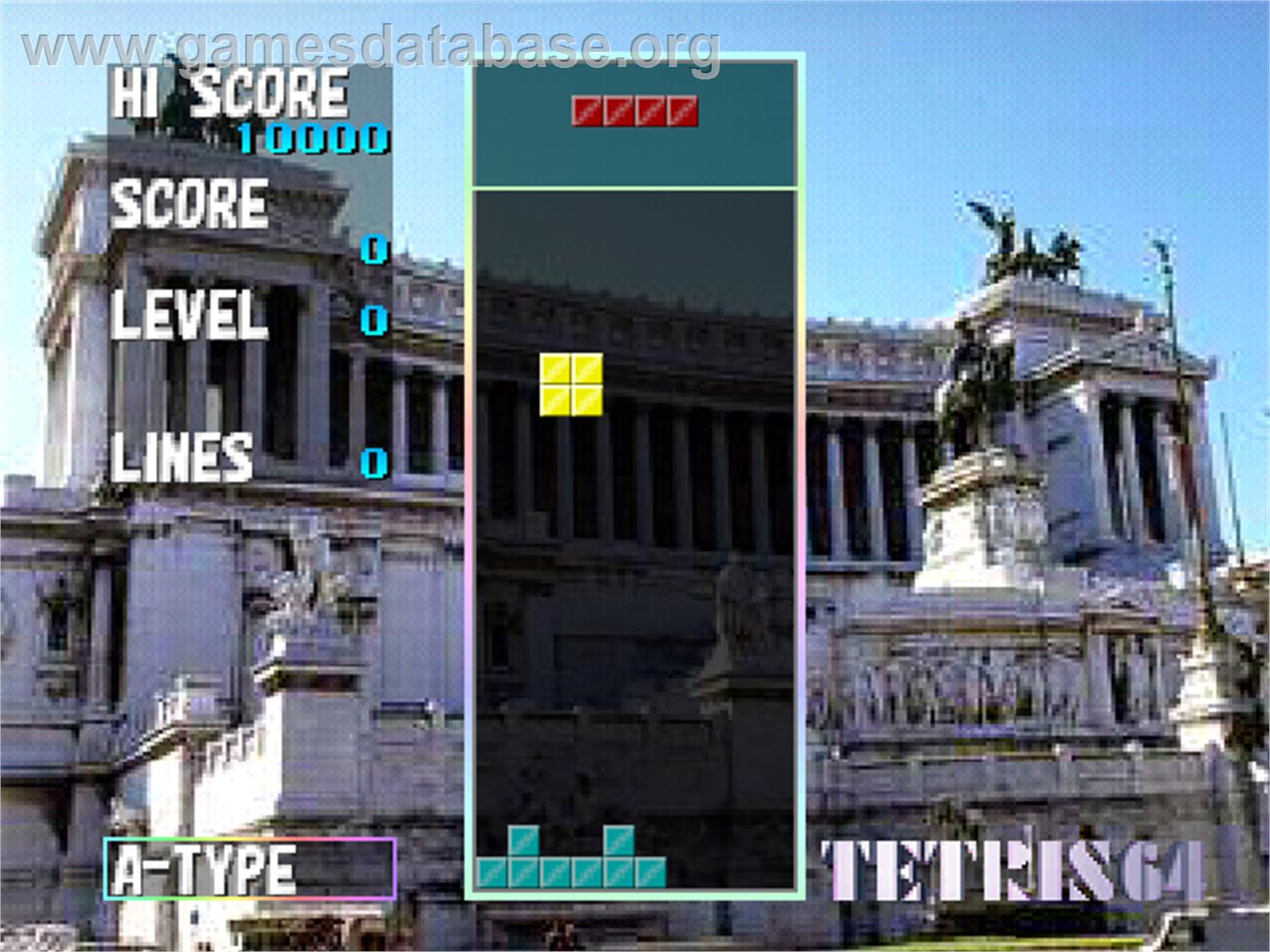 Tetris 64 - Nintendo N64 - Artwork - In Game