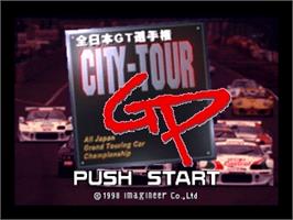 Title screen of City Tour GrandPrix: Zen Nihon GT Senshuken on the Nintendo N64.