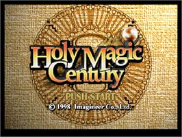 Title screen of Holy Magic Century on the Nintendo N64.