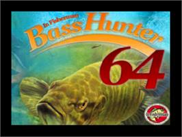 Title screen of In-Fisherman Bass Hunter 64 on the Nintendo N64.