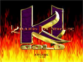 Title screen of Killer Instinct Gold on the Nintendo N64.