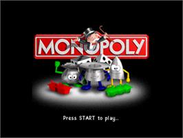 Title screen of Monopoly on the Nintendo N64.