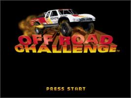 Title screen of Off Road Challenge on the Nintendo N64.