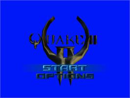 Title screen of Quake 2 on the Nintendo N64.