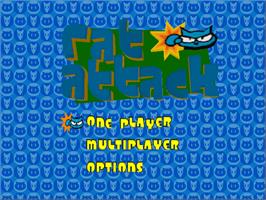 Title screen of Rat Attack on the Nintendo N64.