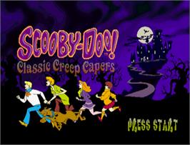 Title screen of Scooby Doo! Classic Creep Capers on the Nintendo N64.