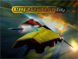 Title screen of Wipeout 64 on the Nintendo N64.