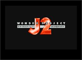 Title screen of Wonder Project J2: Koruro no Mori no Jozet on the Nintendo N64.
