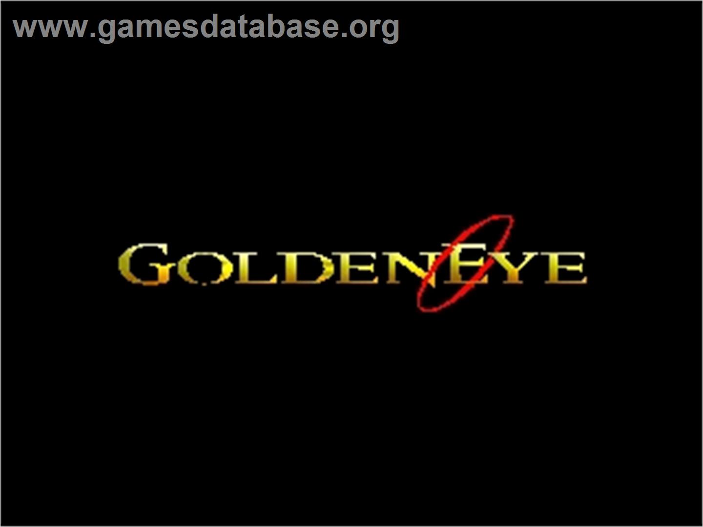 007: Golden Eye - Nintendo N64 - Artwork - Title Screen
