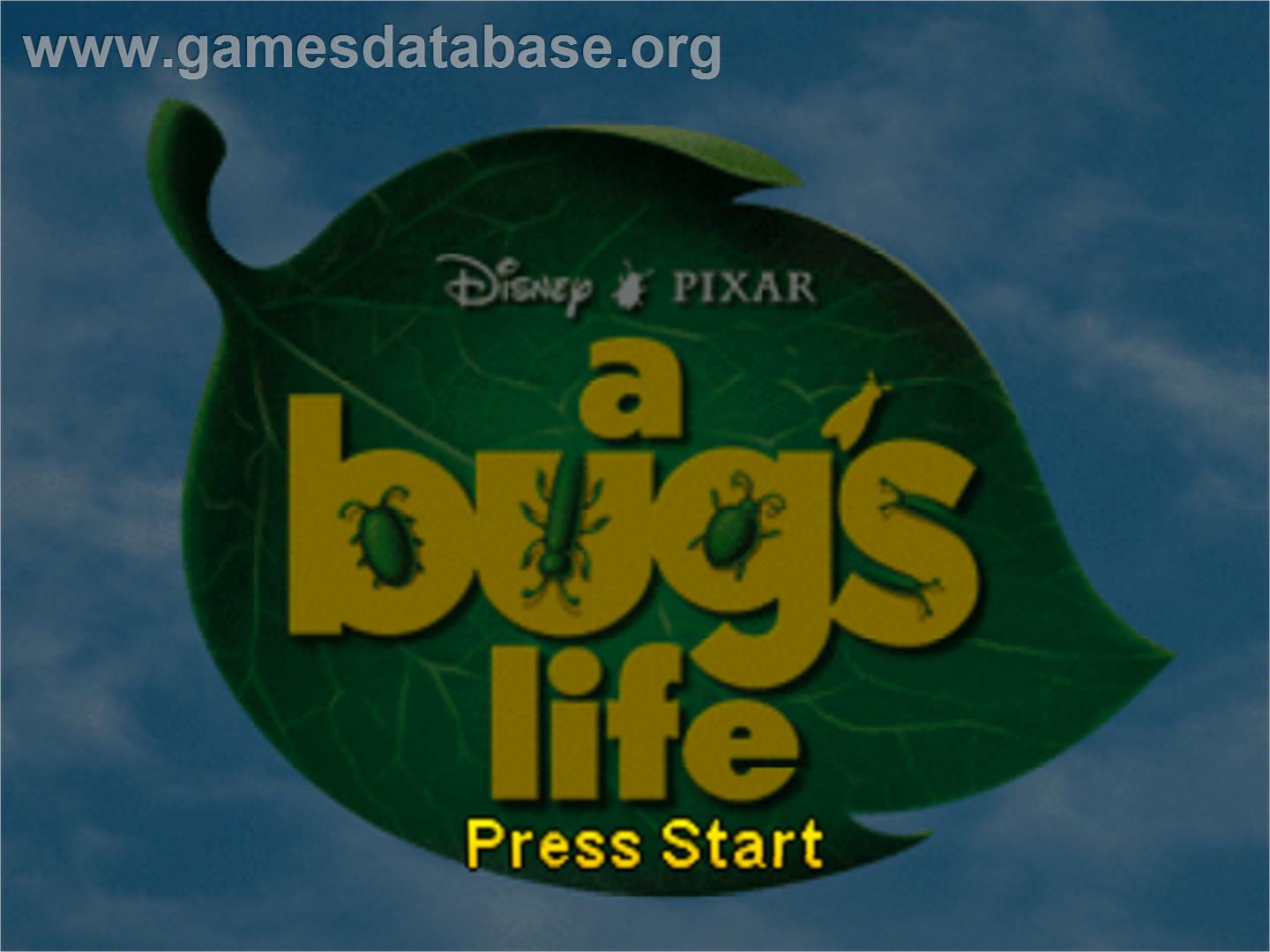 A Bug's Life - Nintendo N64 - Artwork - Title Screen
