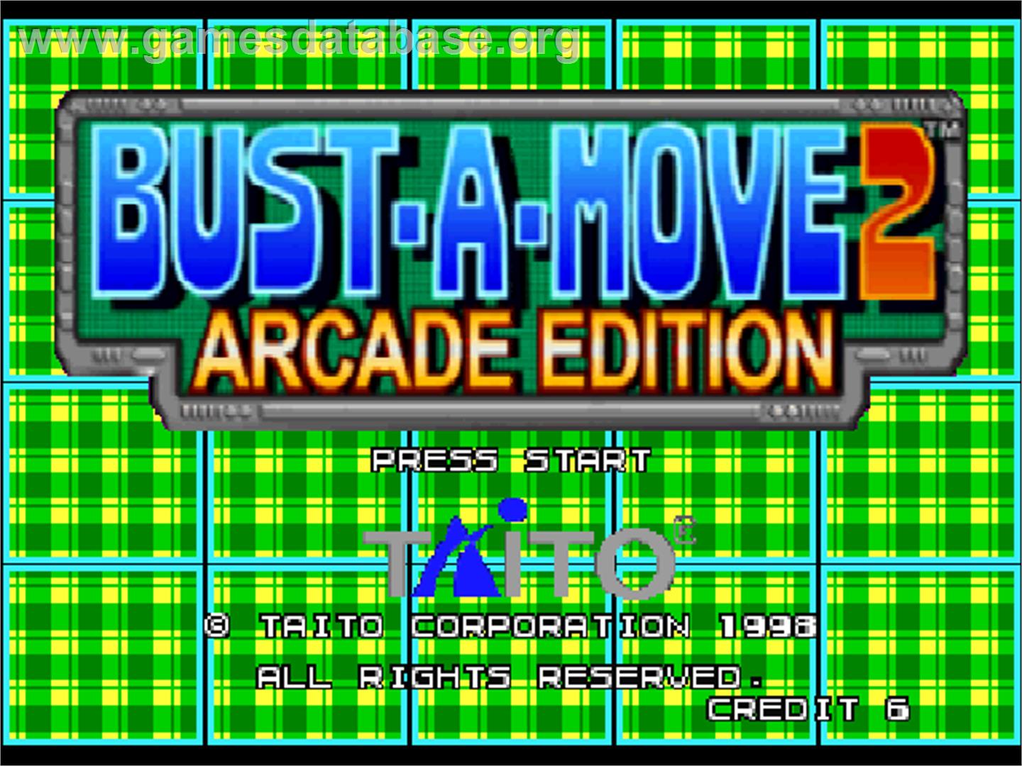 Bust a Move 2 - Nintendo N64 - Artwork - Title Screen
