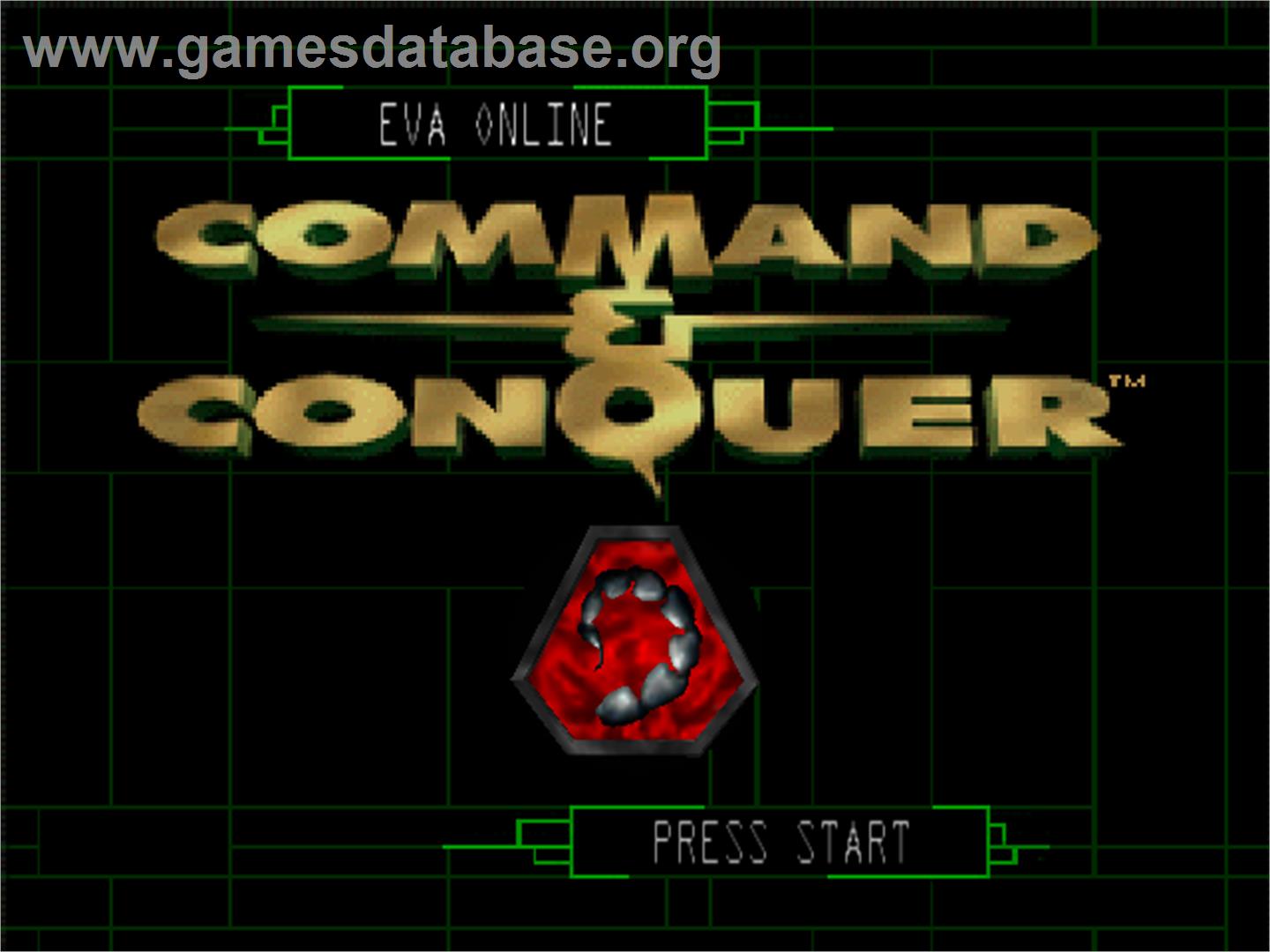 Command & Conquer - Nintendo N64 - Artwork - Title Screen