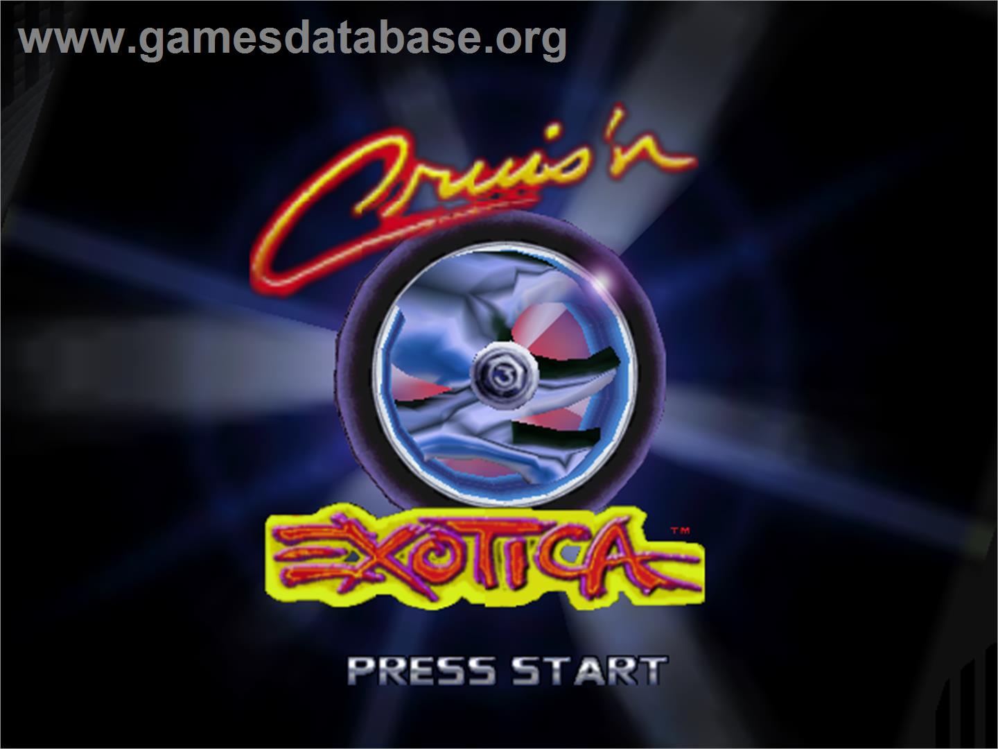 Cruis'n Exotica - Nintendo N64 - Artwork - Title Screen