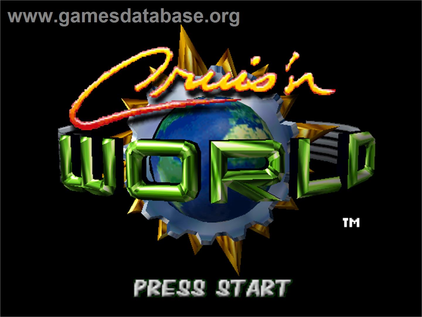 Cruis'n World - Nintendo N64 - Artwork - Title Screen