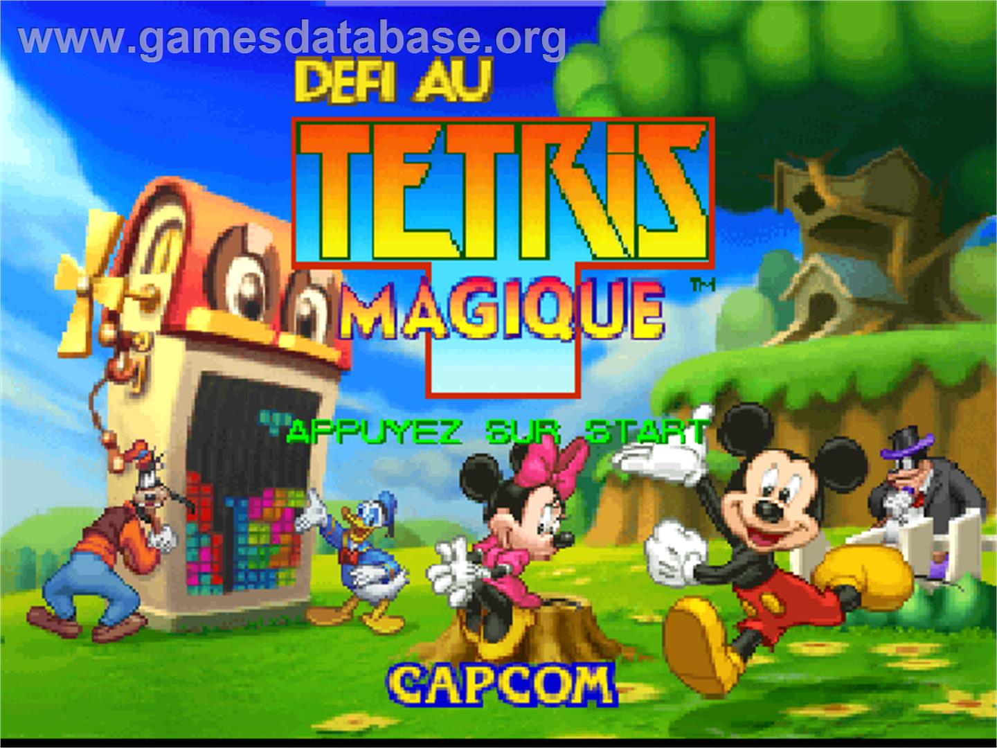 Defi au Tetris Magique - Nintendo N64 - Artwork - Title Screen