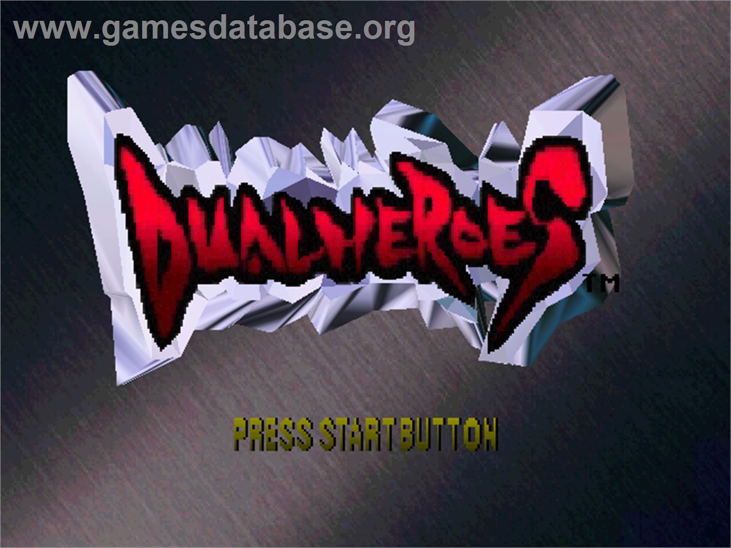 Dual Heroes - Nintendo N64 - Artwork - Title Screen