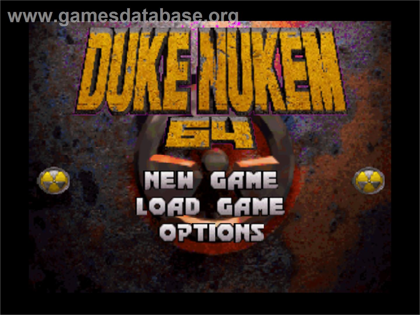 Duke Nukem 64 - Nintendo N64 - Artwork - Title Screen